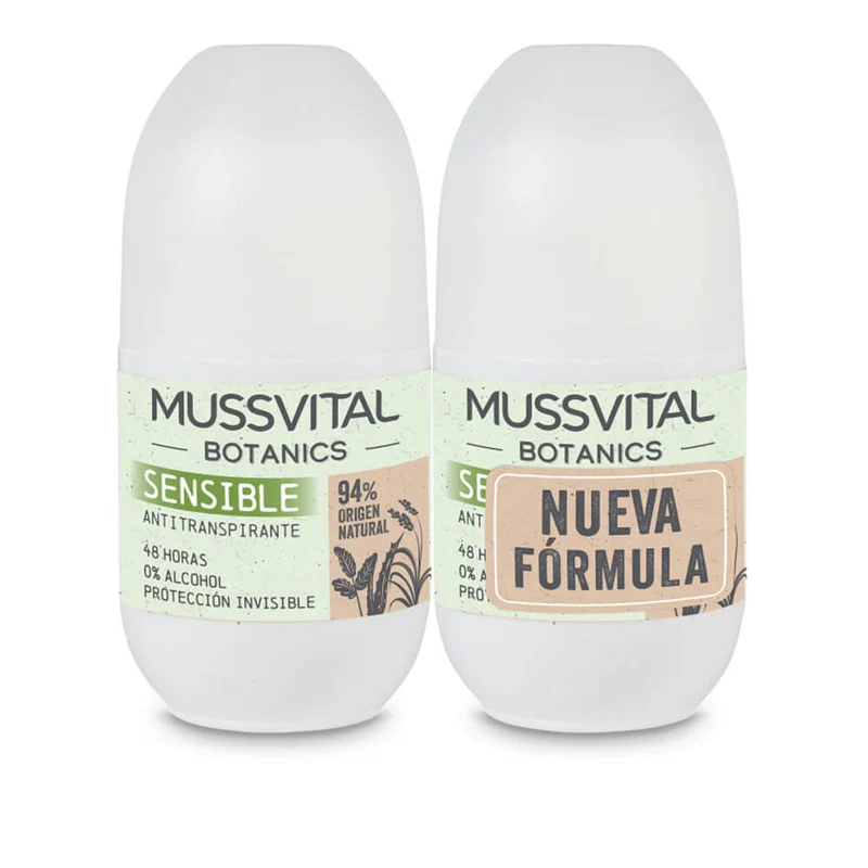 Mussvital Botanics Desodorante Sensible 75 ml Duplo
