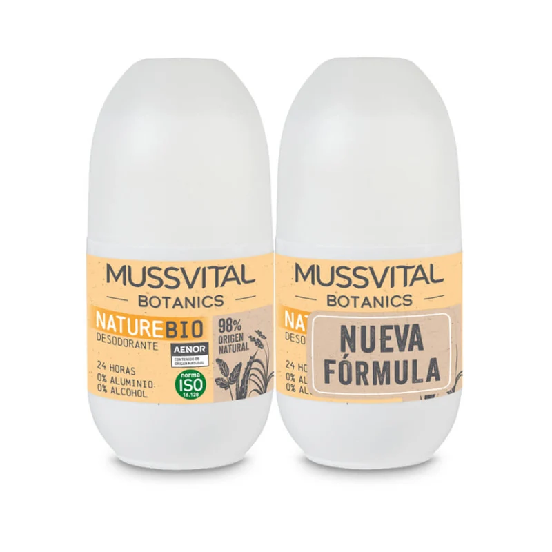 Mussvital Botanics Desodorante Nature 75 ml Duplo