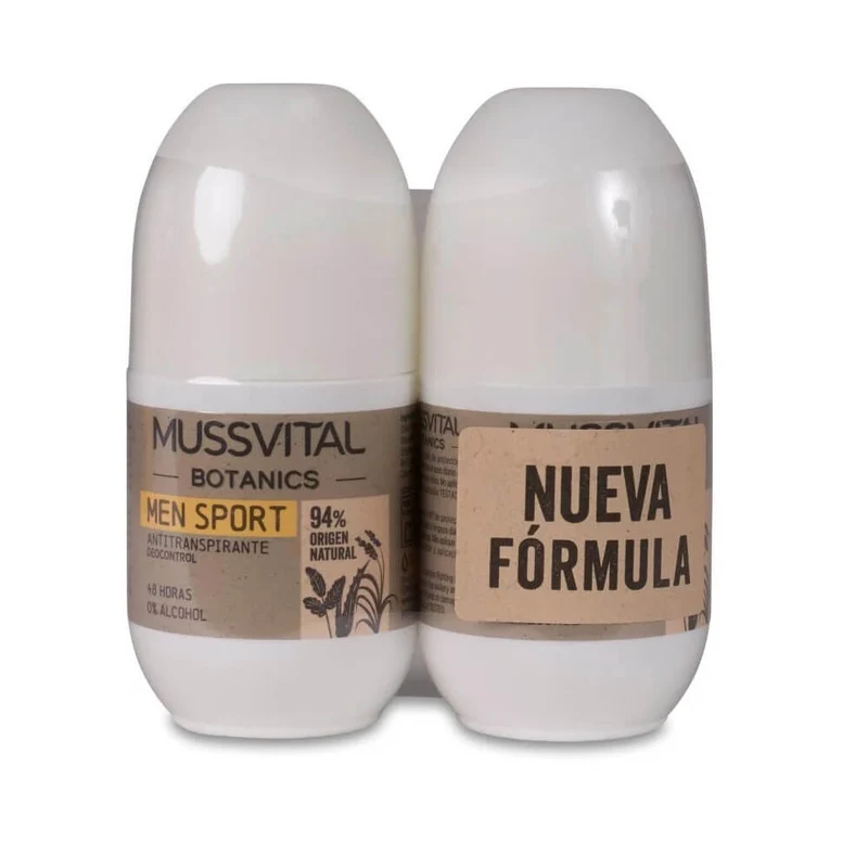 Mussvital Botanics Desodorante Hombre 75 ml Duplo