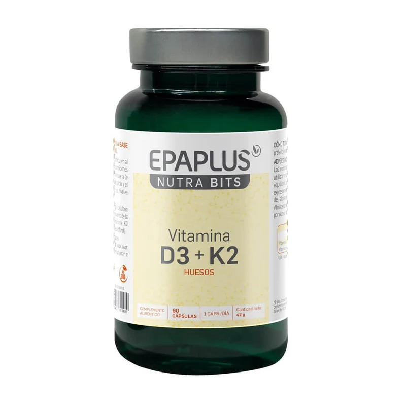 Epaplus Nutra Bits Vitamina D3+K2 Huesos 90 Cápsulas