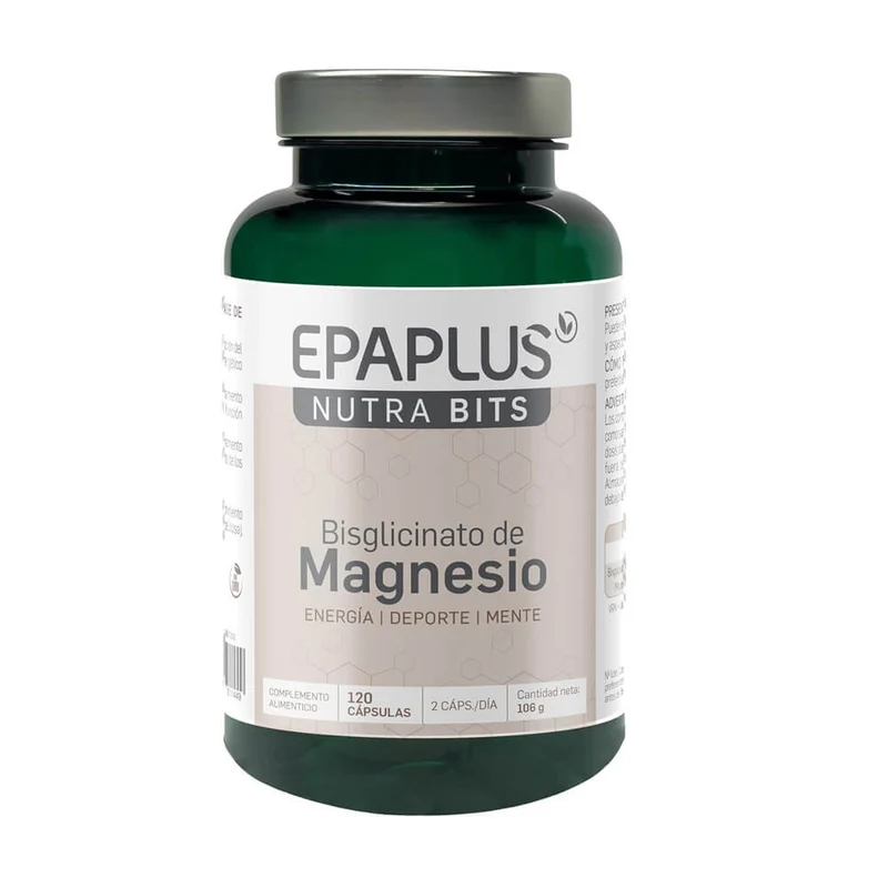 Epaplus Nutra Bits Bisglicinato De Magnesio 120 Cápsulas