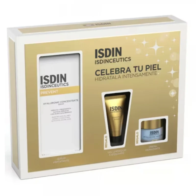Isdinceutics Hyaluronic Concentrate Sérum 30 ml + Regalo Essential Scrub 15 g Y Crema Hyaluronic 8g Pack