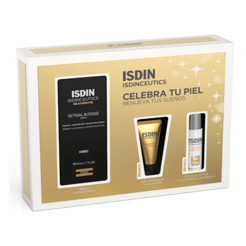 Isdinceutics Retinal Intense Sérum 50 ml + Regalo Essential Scrub 15g Y Fusion Water Magic Repair 10 ml Pack