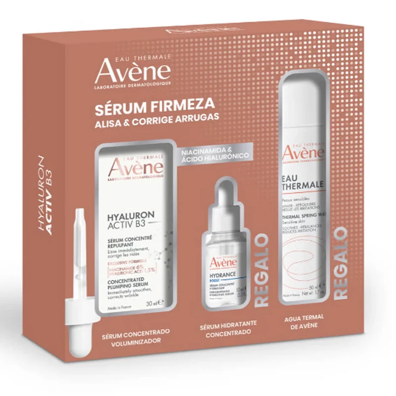 Avene Hyaluron Activ B3 Serum Concentrado Voluminizador 30 Ml + Regalo Serum Hydrance Boost 10 ml y Agua Termal 50 ml Pack