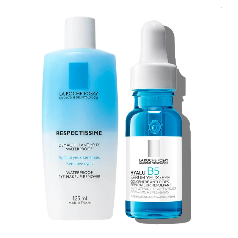 Rutina La Roche Posay Hyalu B5 Sérum Ojos 15 ml + Respectissime Desmaquillante Ojos Water 125 ml Pack
