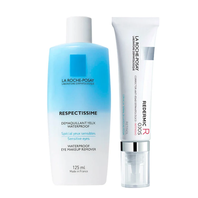 Rutina La Roche Posay Redermic (R) Contorno Ojos 15 ml + Respectissime Desmaquillante Ojos Water 125 ml Pack