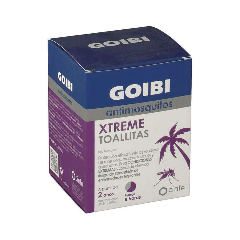 Goibi Antimosquitos Xtreme Toallitas Repelente