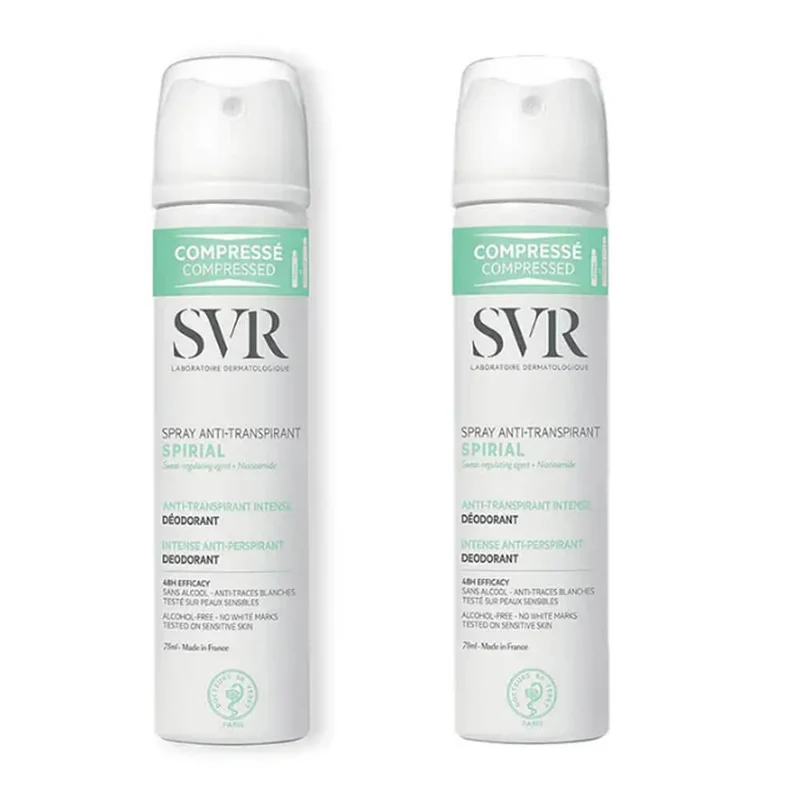 Svr Spirial Desodorante Spray Anti-Transpirant 75 ml Duplo