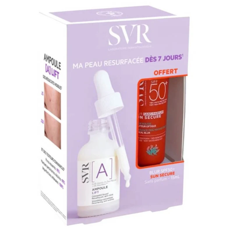 Svr Ampoule A Lift Serum 30 ml + Regalo Blue Sun Secure Spf50+ 15 ml Pack