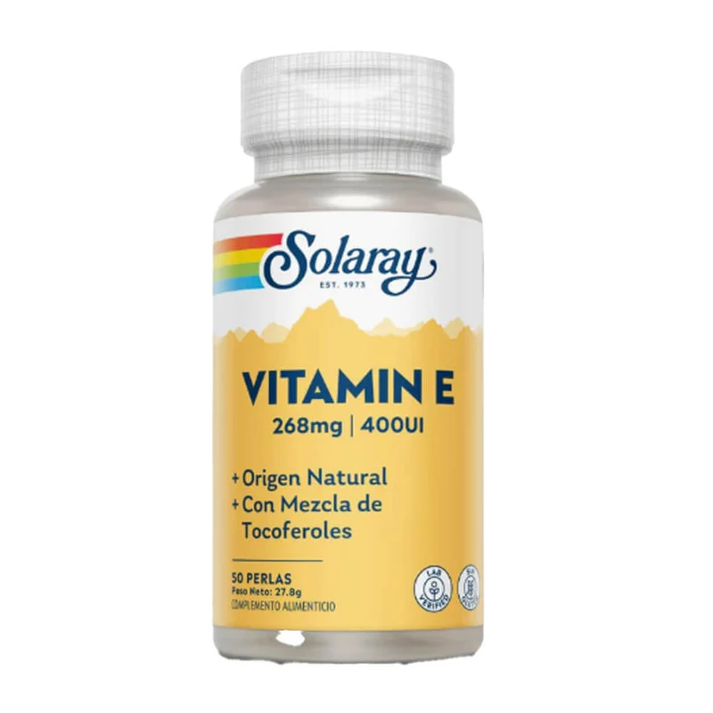 Solaray Vitamina E 268Mg 50 Perlas