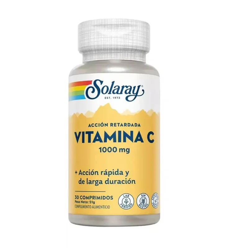 Solaray Vit C 1000Mg 30 Comprimidos