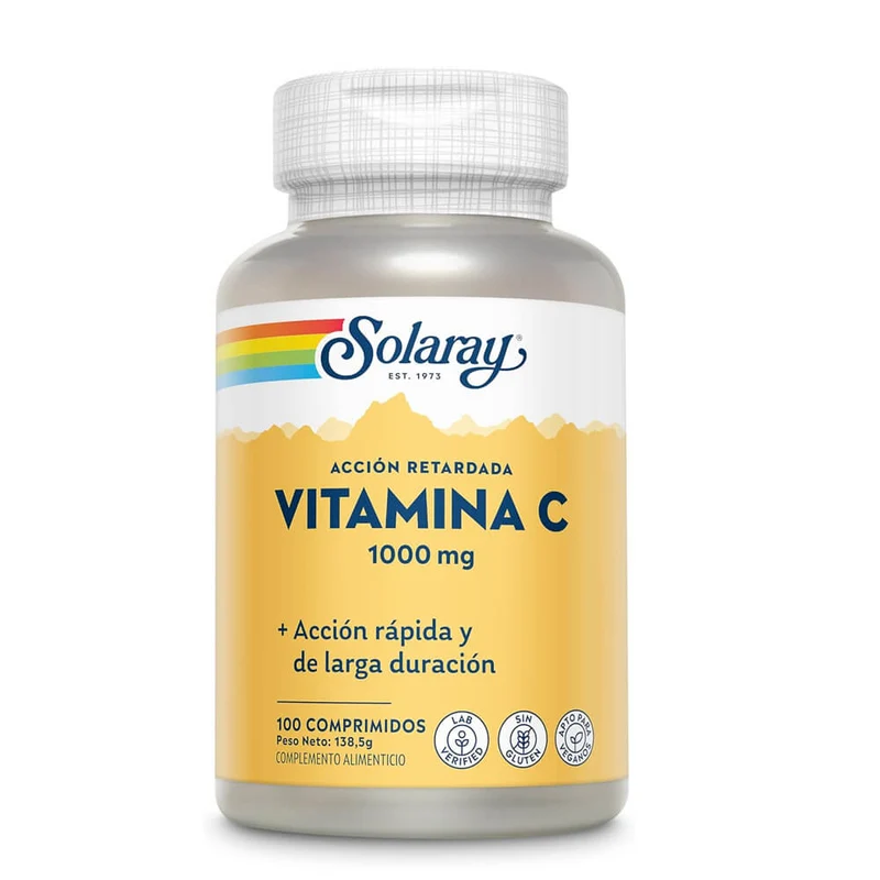 Solaray Vit C 1000 Mg A/R 100 Comprimidos