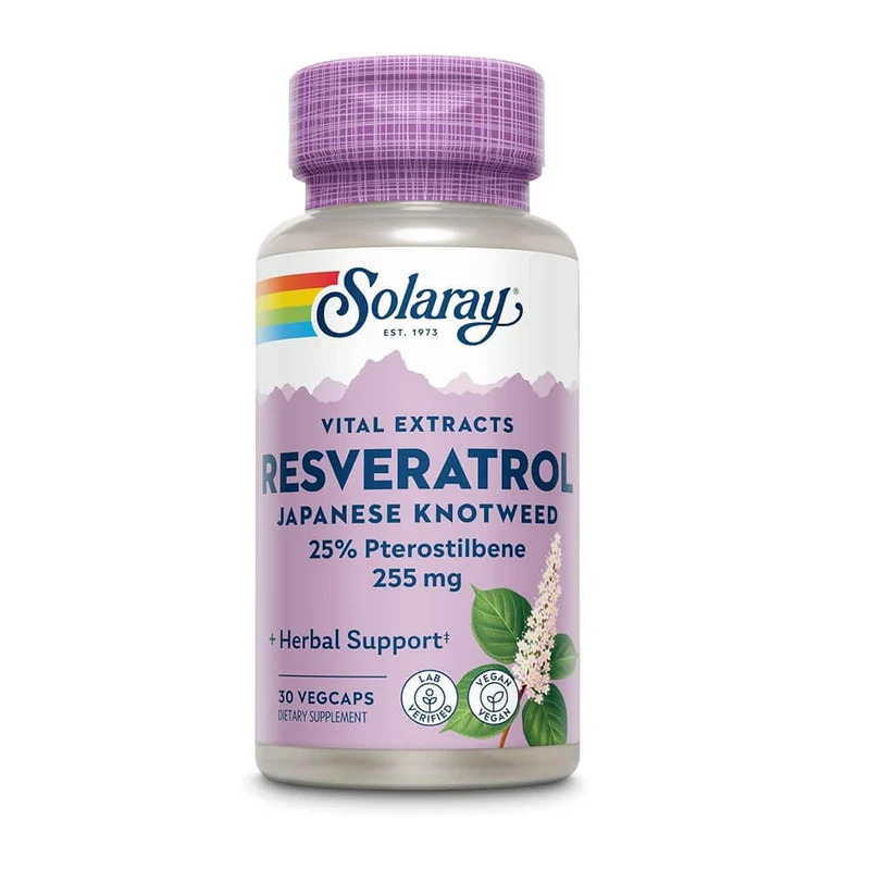 Solaray Resveratrol 255Mg 30 Cápsulas