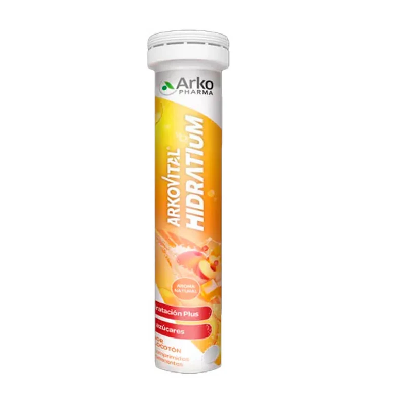 Arkovital Hidratium Melocotón 24 Comprimidos Efervescente