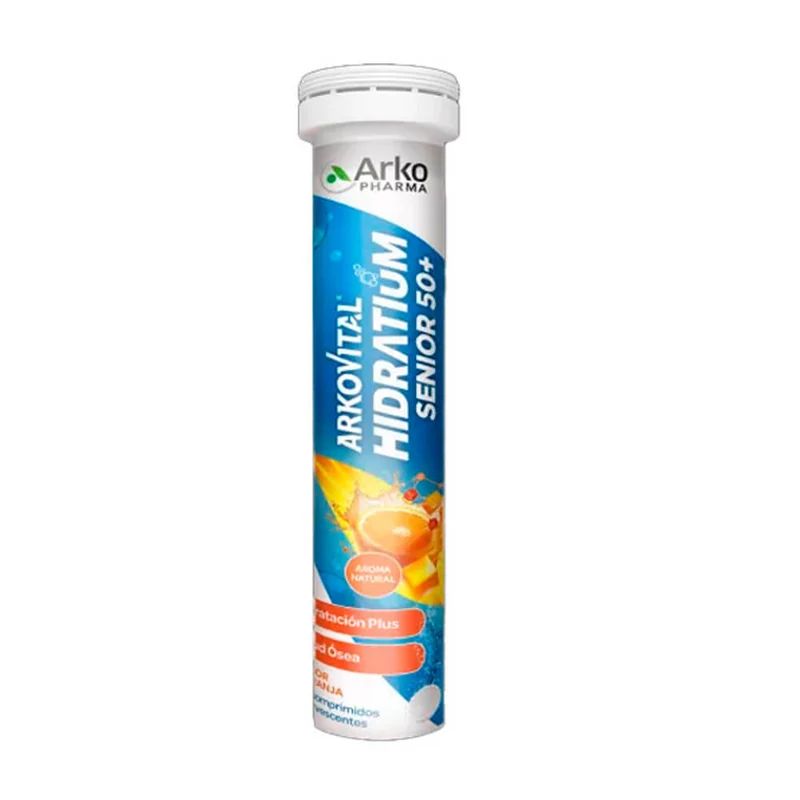Arkovital Hidratium 50+ Senior Naranja 24 Comprimidos Efervescente