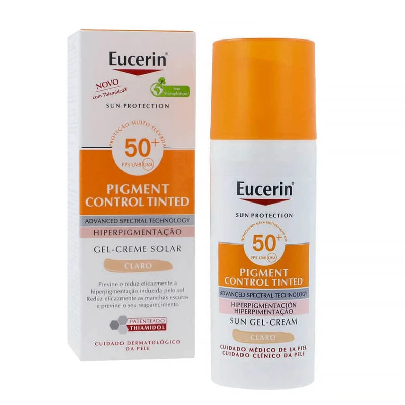 Eucerin Sun Protección Spf50+ Pigment Control tono Claro 50 ml