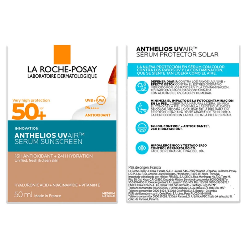 La Roche Posay Anthelios Spf50+ Uv Air Color Medio 50 ml