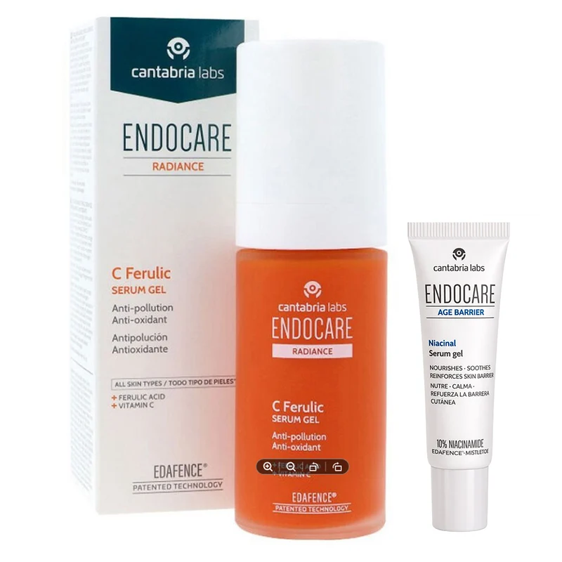 Endocare Radiance C Ferulic Sérum Gel 30 ml + Regalo Endocare Age Barrer Niacinal Sérum 3 ml
