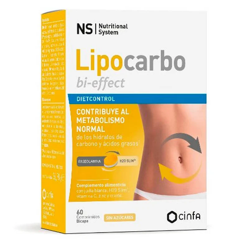 Ns Dietcontrol Lipocarbo Bi-Effect 60 Comprimidosrimidos Bicapa