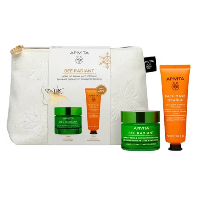 Apivita Bee Radiant Gel-Crema Signos De La Edad Ligera 50ml Pack