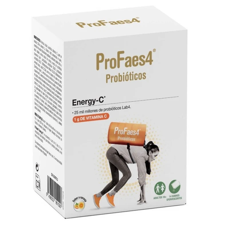 Profaes4 Energy C 14 Sobres 10 G Sabor Naranja