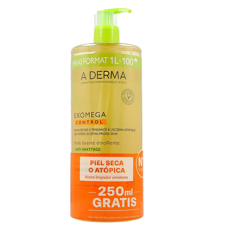 A-Derma Exomega Aceite Limpiador 750+250 ml