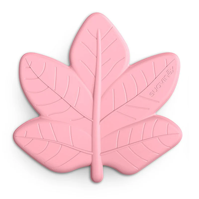 Suavinex Mordedor Silicona Poetry Hoja Bosque Rosa +0M 219896