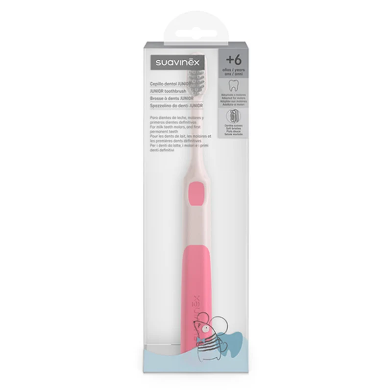 Suavinex Cepillo Dental Junior +6 Años Rosa 219624