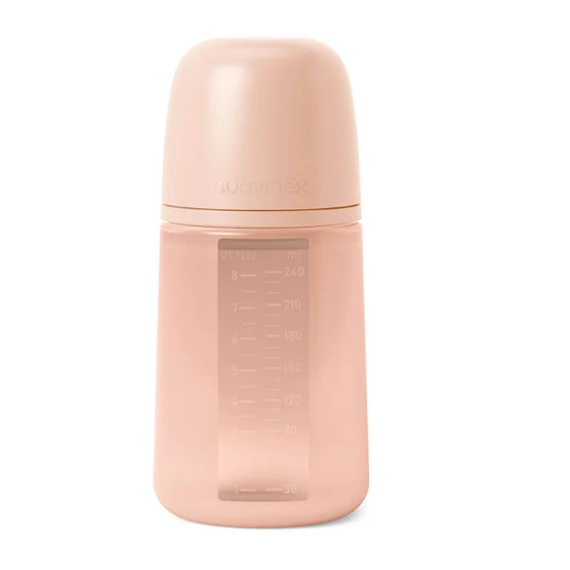 Suavinex Biberón Silicona Sxpro Fisiológico Soft Colour +3M 240 mlRosa 209633