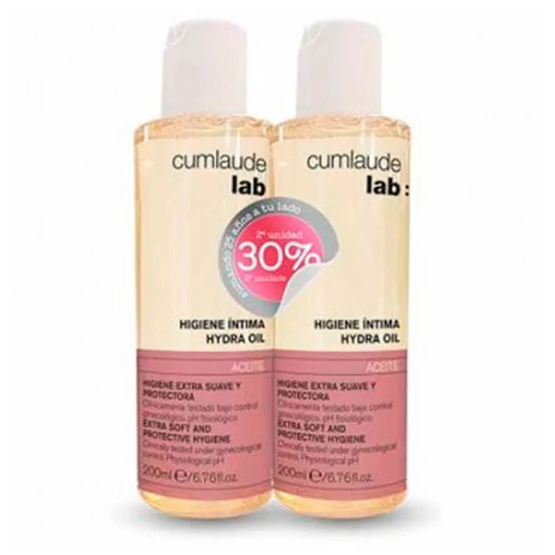 Cumlaude Higiene Intima Hydra Oíl Aceite 200 ml Duplo 30%