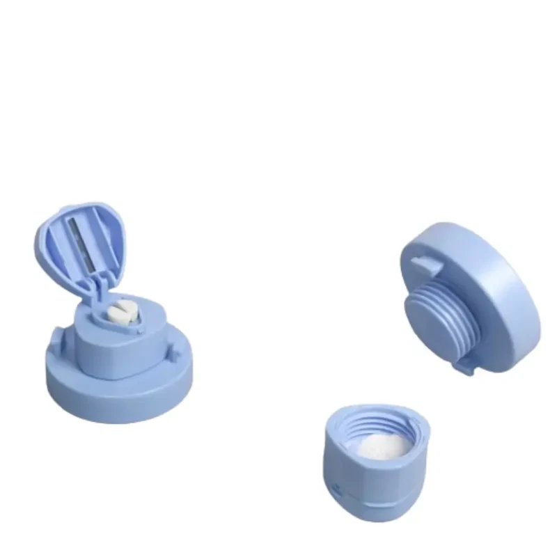 3-en-1 pastillero con parte comprimidos y triturador