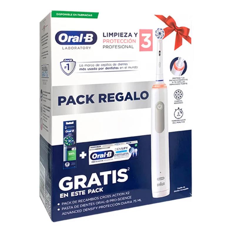 Oral-B Cepillo Eléctrico Limpieza Profunda 3 Pack
