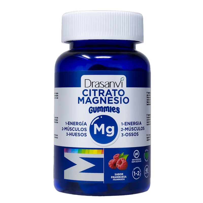 Drasanvi Mineral Citrato De Magnesio Sabor Frambuesa 45 Gominolas
