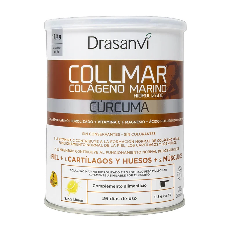 Drasanvi Collmar Colágeno Marino Cúrcuma Sabor Limón 300 gr