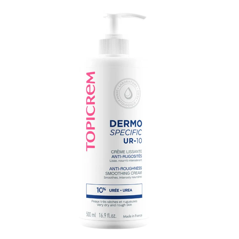 Topicrem Ur-10 Crema Alisadora Anti rugosidades 500 ml + Regalo Topicrem Leche Hidratante 75 ml