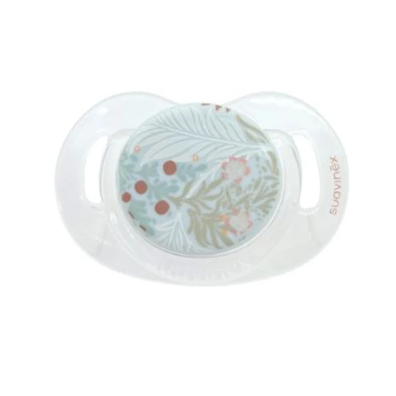 Suavinex Chupete Silicona Sx Pro Fisiológico Poetry Estampado Azul Aguamarina +18M 219362