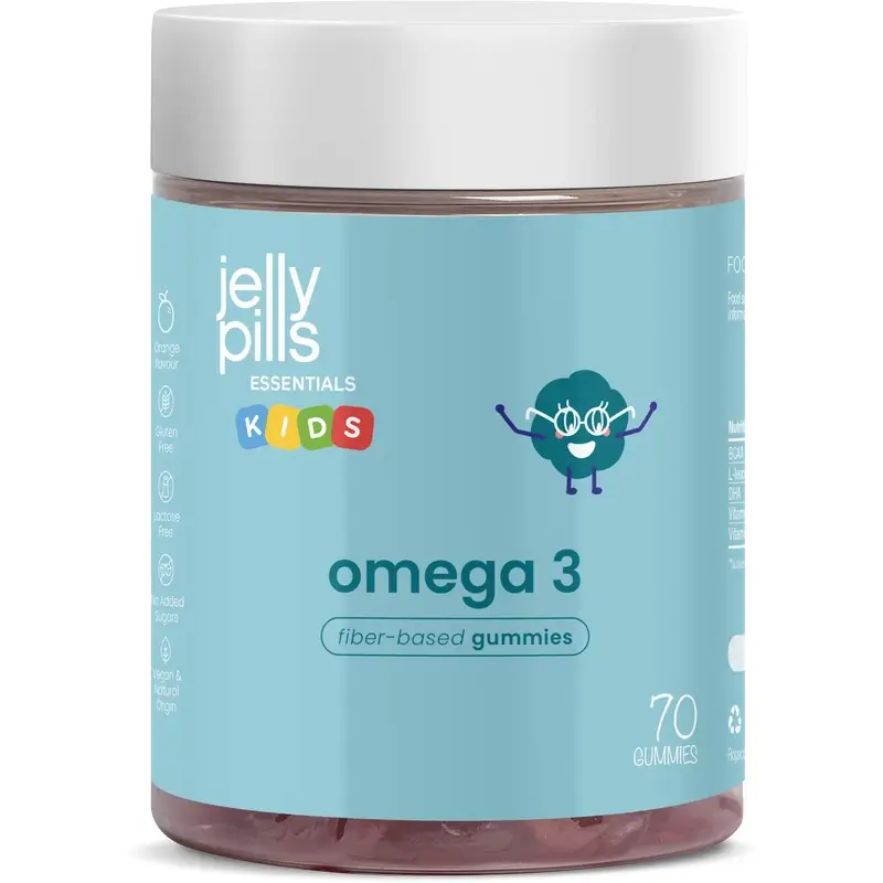 Jelly Pills Omega Kids Naranja, 70 unidad