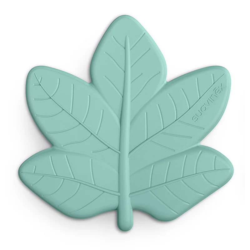 Suavinex Mordedor Silicona Poetry Hoja Bosque Verde +0M 219625