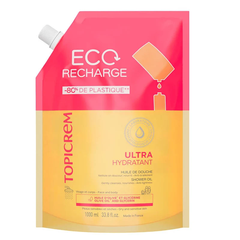 Topicrem Ultra-Hidratante Aceite De Ducha Recarga 1000 ml