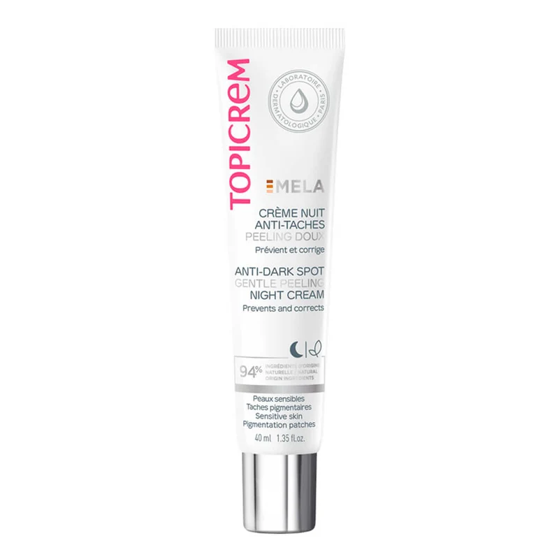 Topicrem Mela Crema De Noche Anti manchas Peeling Suave 40 ml
