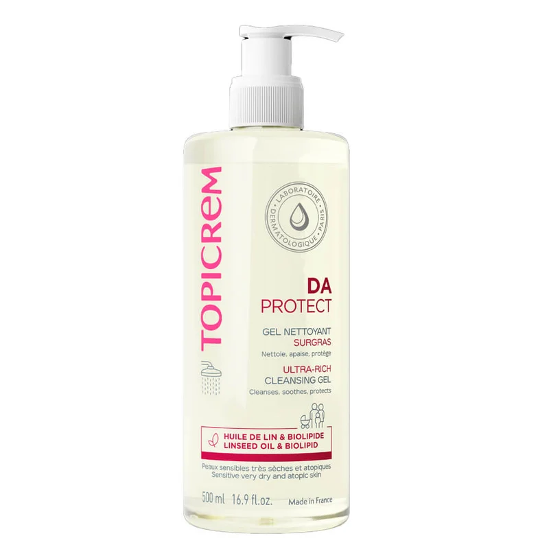 Topicrem Da Gel Limpieza Sobreengrasante 500 ml + Regalo Topicrem Leche Hidratante 75 ml