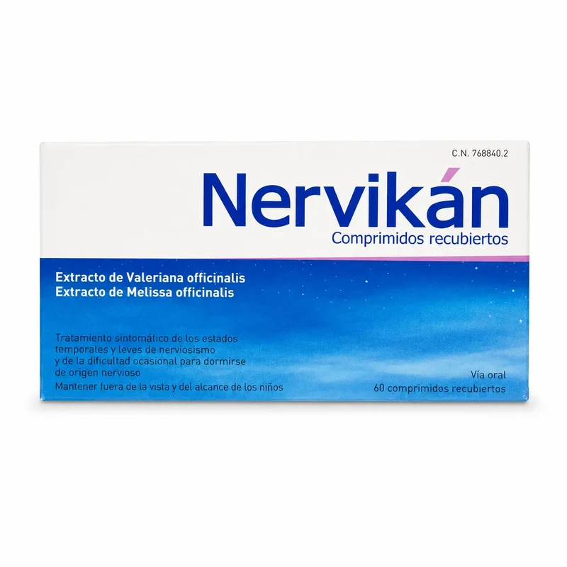 Nervikan 160 Mg/80 Mg, 60 comprimidos recubiertos