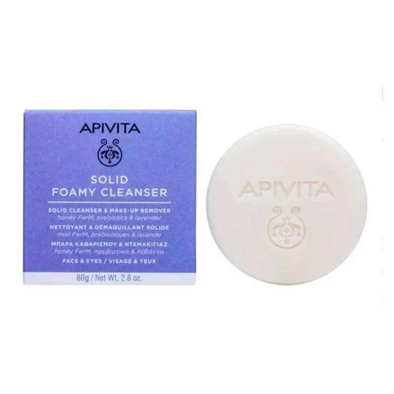 Apivita Limpiador Desmaquillante Solido Cara Y Ojos 80 gr