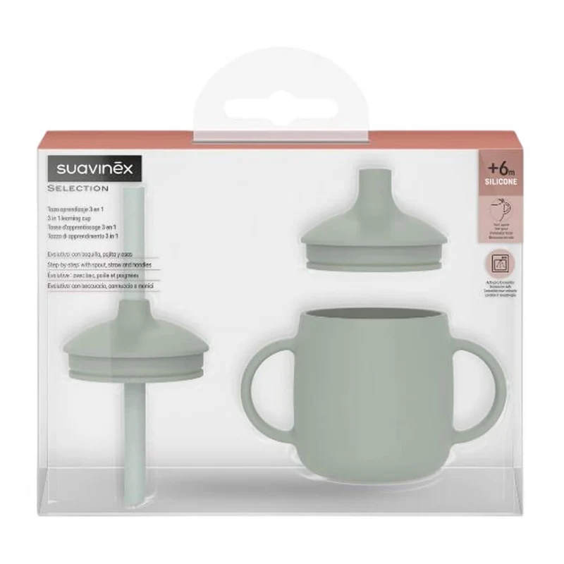 Suavinex Plato Divisiones Silicona Selection +4M Beige 218860