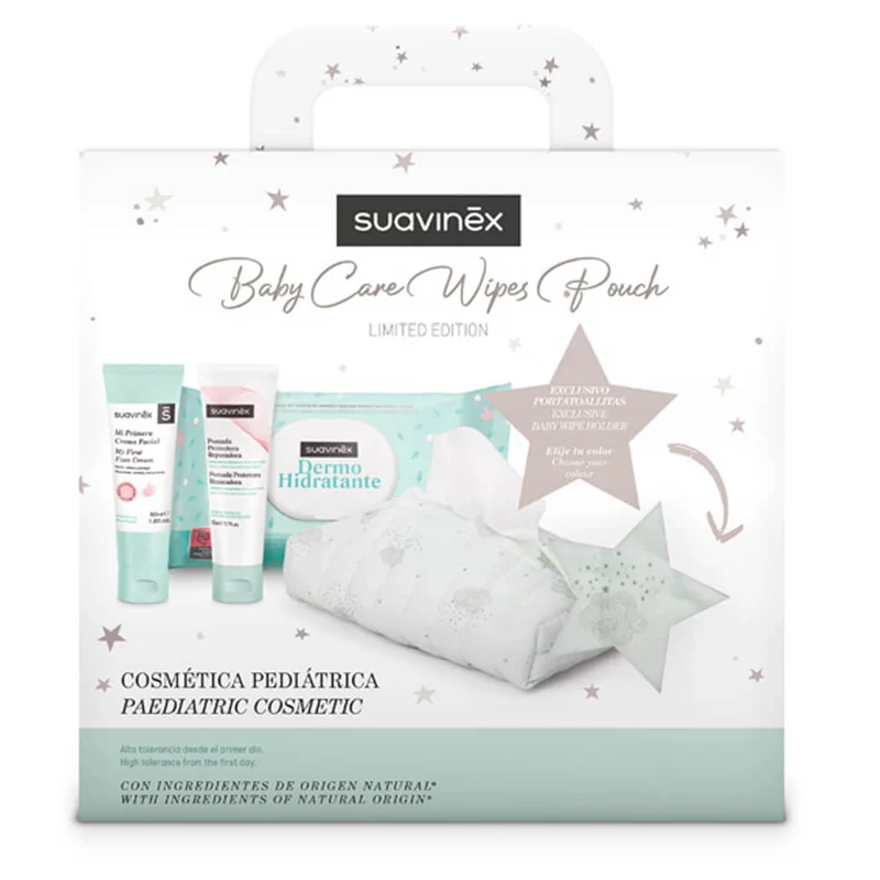 Suavinex Baby Care Wipes Canastilla Pack Blue