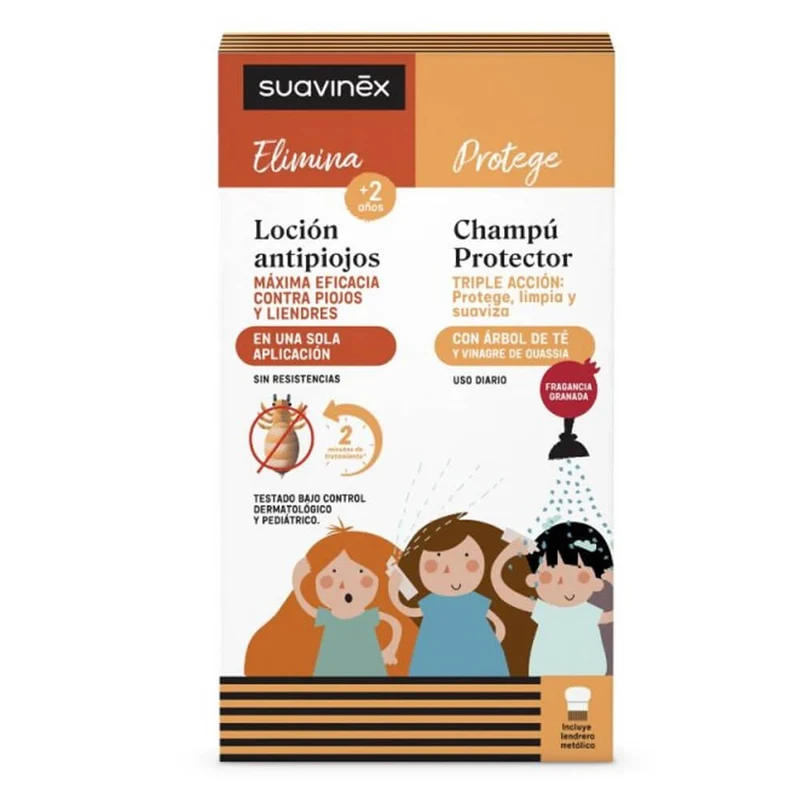 Suavinex Loción Anti piojos 125 ml+ Champú 250 ml