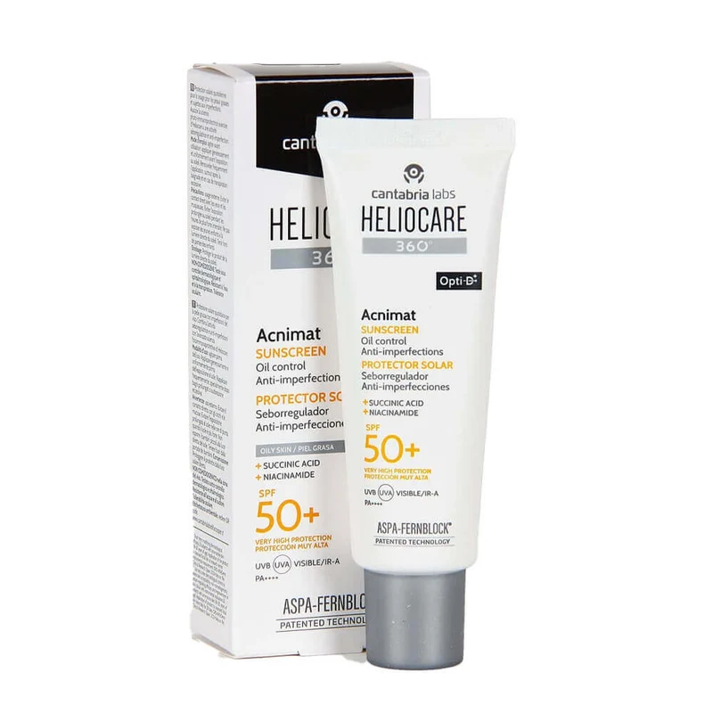 Heliocare 360º Spf 50+ Acnimat Protector Solar 50 ml