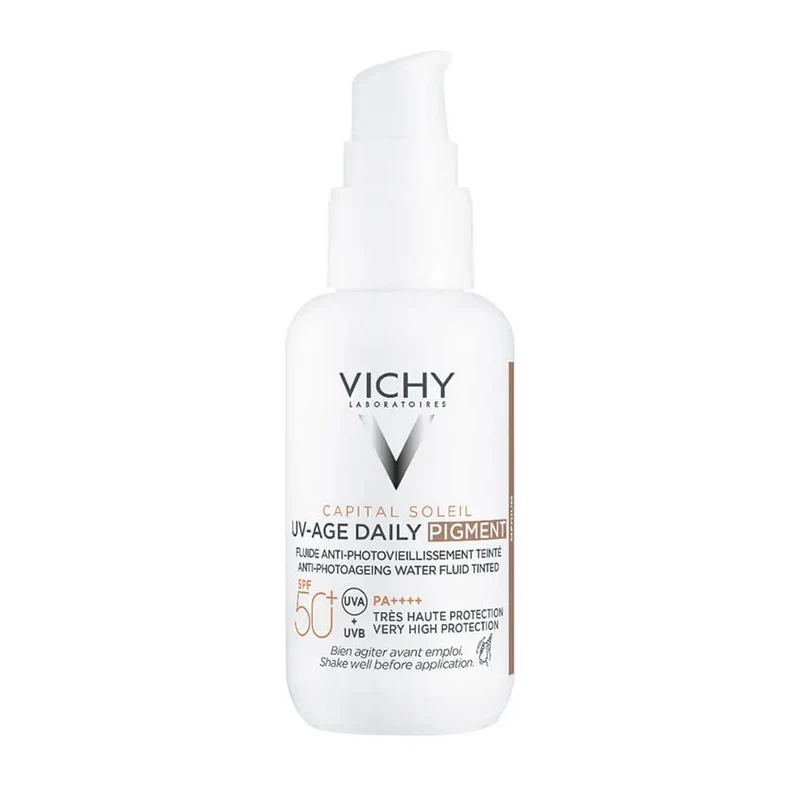 Vichy Capital Soleil Spf50+ Uv Age Antipigment Fluido Color Medium 40 ml