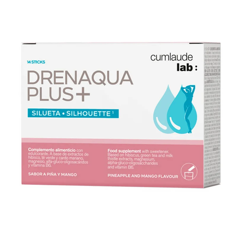 Cumlaude Drenaqua Plus+ 14 Sticks Piña Y Mango