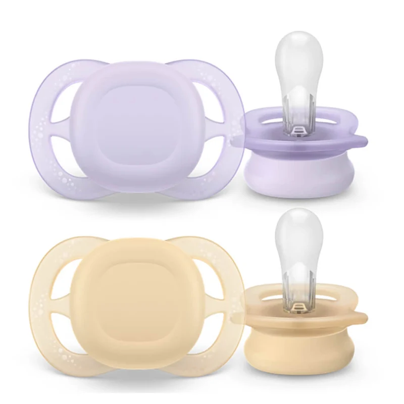 Philips Avent Chupete Silicona Ultra Start 0-2M Niña Liso 2 Unidades